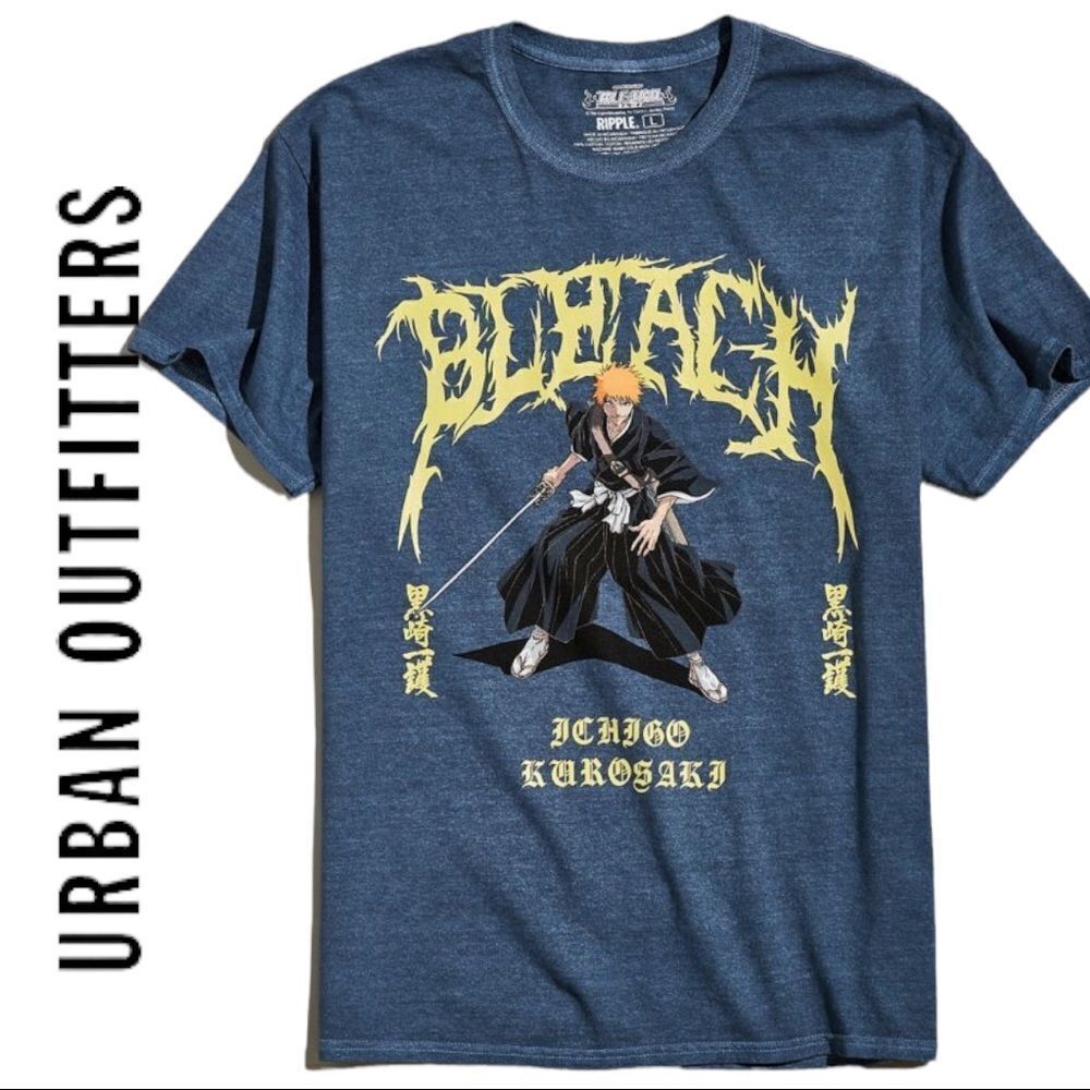 NEW Bleach Ichigo Kurosaki Urban Outfitters UO Tee Shirt T-Shirt M L XL